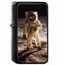 Neil Armstrong Astronaut Moon NASA - Oil Windproof Flip Top Black Lighters Briquet Encendedor