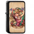 Once Upon A Dream Pink Dress - Oil Windproof Flip Top Black Lighters Briquet Encendedor
