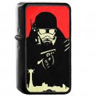 Ranger - Oil Windproof Flip Top Black Lighters Briquet Encendedor