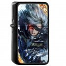 Raiden - Oil Windproof Flip Top Black Lighters Briquet Encendedor