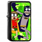Rick And Morty Batman - Oil Windproof Flip Top Black Lighters Briquet Encendedor