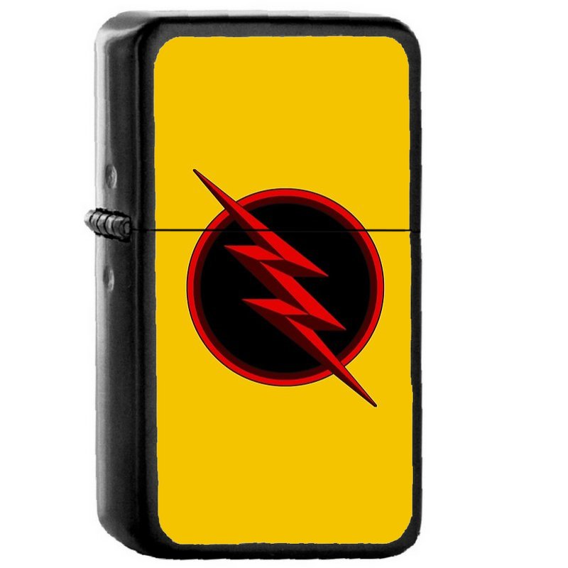 Reverse Flash Professor Zoom - Oil Windproof Flip Top Black Lighters Briquet Encendedor