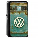 Retro Vw - Oil Windproof Flip Top Black Lighters Briquet Encendedor
