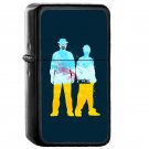 Breaking Bad Respect The Chemistry - Oil Windproof Flip Top Black Lighters Briquet Encendedor