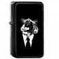 Reservoir Tiger Black Tee Edition - Oil Windproof Flip Top Black Lighters Briquet Encendedor