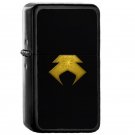 Republic City Police - Oil Windproof Flip Top Black Lighters Briquet Encendedor