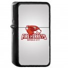 Republic City Fire Ferrets - Oil Windproof Flip Top Black Lighters Briquet Encendedor