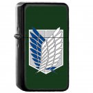 Recon Corps - Oil Windproof Flip Top Black Lighters Briquet Encendedor