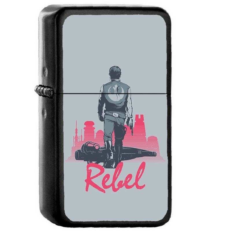 Rebel Light Version Star Wars - Oil Windproof Flip Top Black Lighters Briquet Encendedor