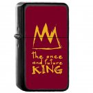 Once And Future King  - Oil Windproof Flip Top Black Lighters Briquet Encendedor
