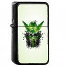 Rorschach Yoda Star Wars - Oil Windproof Flip Top Black Lighters Briquet Encendedor