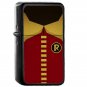Robin - Oil Windproof Flip Top Black Lighters Briquet Encendedor