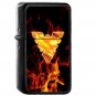 Rise From The Ashes - Oil Windproof Flip Top Black Lighters Briquet Encendedor