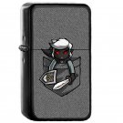 Pocket Link - Oil Windproof Flip Top Black Lighters Briquet Encendedor