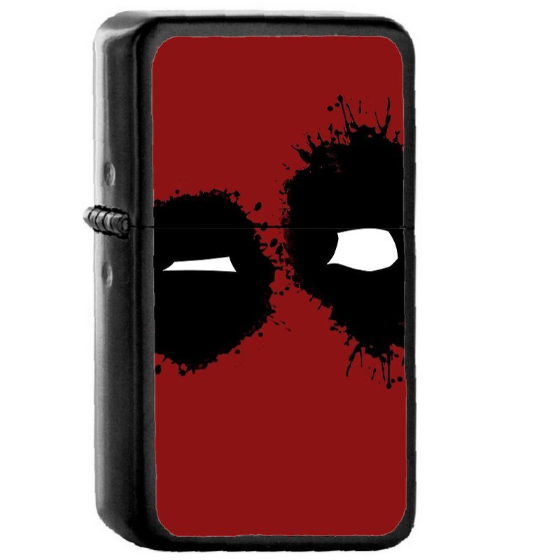 Piscina De La Muerto Deadpool - Oil Windproof Flip Top Black Lighters Briquet Encendedor