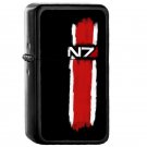 N7 Mass Effect - Oil Windproof Flip Top Black Lighters Briquet Encendedor