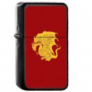Pendragon Dragon - Oil Windproof Flip Top Black Lighters Briquet Encendedor