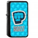 Pewdiepie Brofist - Oil Windproof Flip Top Black Lighters Briquet Encendedor