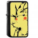 Pikachu Trio Pokemon - Oil Windproof Flip Top Black Lighters Briquet Encendedor