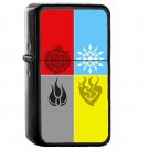 Rwby Symbols 2 - Oil Windproof Flip Top Black Lighters Briquet Encendedor