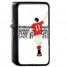 Ryan Giggs Ryan Giggs - Oil Windproof Flip Top Black Lighters Briquet Encendedor