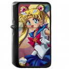 Sailor Moon The Moonlight Reflection - Oil Windproof Flip Top Black Lighters Briquet Encendedor