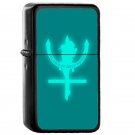 Sailor Neptune - Oil Windproof Flip Top Black Lighters Briquet Encendedor
