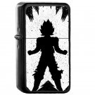 Saiya Jin Goku Dragon Ball Z Japanese Anime Oil Windproof Flip Top Black Lighters Briquet Encendedor