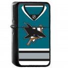 San Jose Sharks Heritage Jersey - Oil Windproof Flip Top Black Lighters Briquet Encendedor
