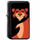 Scar Minimalist Leon - Oil Windproof Flip Top Black Lighters Briquet Encendedor