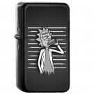 Rick And Morty - Oil Windproof Flip Top Black Lighters Briquet Encendedor