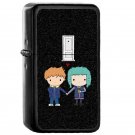 Scott Pilgrim And Ramona - Oil Windproof Flip Top Black Lighters Briquet Encendedor