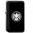 Shield Eagle - Oil Windproof Flip Top Black Lighters Briquet Encendedor