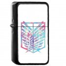 Shingeki No Kyojin Pastel Recon - Oil Windproof Flip Top Black Lighters Briquet Encendedor