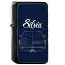 Silvia S13 180sx - Oil Windproof Flip Top Black Lighters Briquet Encendedor
