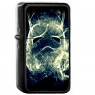 Smoke Stormtrooper Helmet Star Wars = Oil Windproof Flip Top Black Lighters Briquet Encendedor