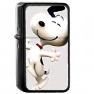 Snoopy Peanut Happy Dog - Oil Windproof Flip Top Black Lighters Briquet Encendedor