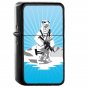 Snow Patrol - Oil Windproof Flip Top Black Lighters Briquet Encendedor