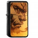 Solid Snake - Oil Windproof Flip Top Black Lighters Briquet Encendedor