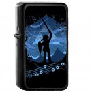Song Of Storms - Oil Windproof Flip Top Black Lighters Briquet Encendedor