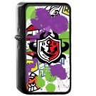 Splatoon Inspired Ink Splat Brand - Oil Windproof Flip Top Black Lighters Briquet Encendedor