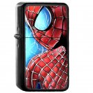Spiderman - Oil Windproof Flip Top Black Lighters Briquet Encendedor