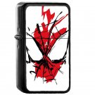 Spiderman Splatter - Oil Windproof Flip Top Black Lighters Briquet Encendedor