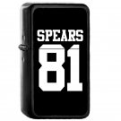 Spears 81 - Oil Windproof Flip Top Black Lighters Briquet Encendedor