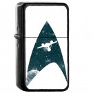 Space The Final Frontier Star Trek - Oil Windproof Flip Top Black Lighters Briquet Encendedor
