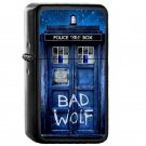 Wolf Doctor Who Tardis Oil Windproof Flip Top Black Lighters Briquet Encendedor