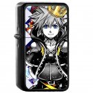 Sora Kingdom Hearts - Oil Windproof Flip Top Black Lighters Briquet Encendedor