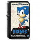 Sonic The Hedgehog Mega Drive Cover - Oil Windproof Flip Top Black Lighters Briquet Encendedor
