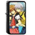 5 Kingdom Hearts - Oil Windproof Flip Top Black Lighters Briquet Encendedor