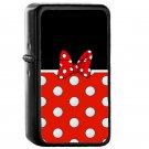 6 Minnie Mouse - Oil Windproof Flip Top Black Lighters Briquet Encendedor